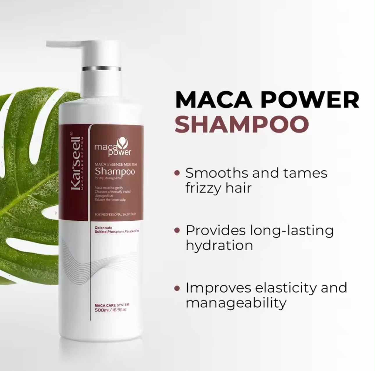 Karseell Maca Power Moisture Shampoo 500ml