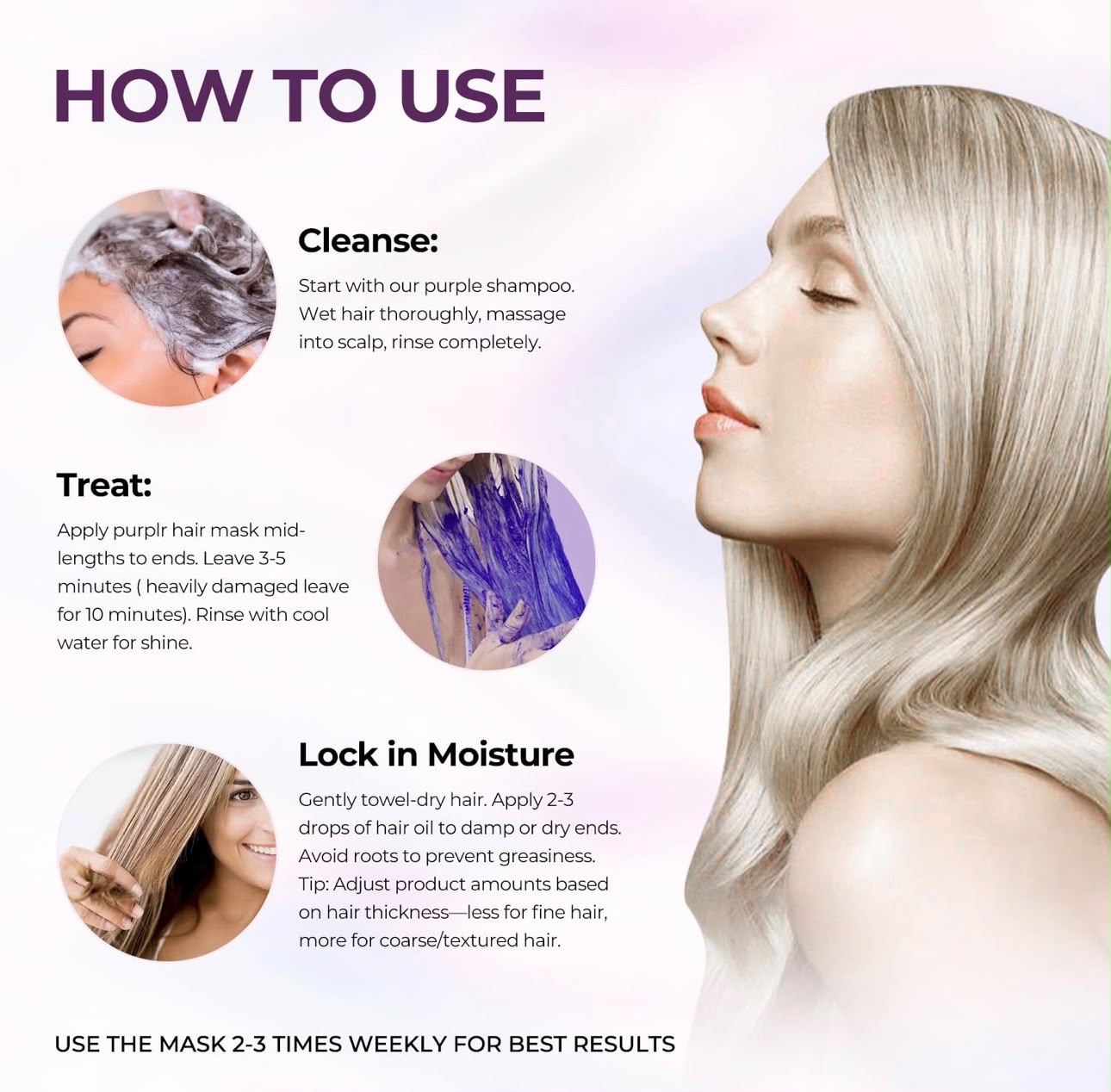 Karseell Maca Power Purple Hair Mask 500ml
