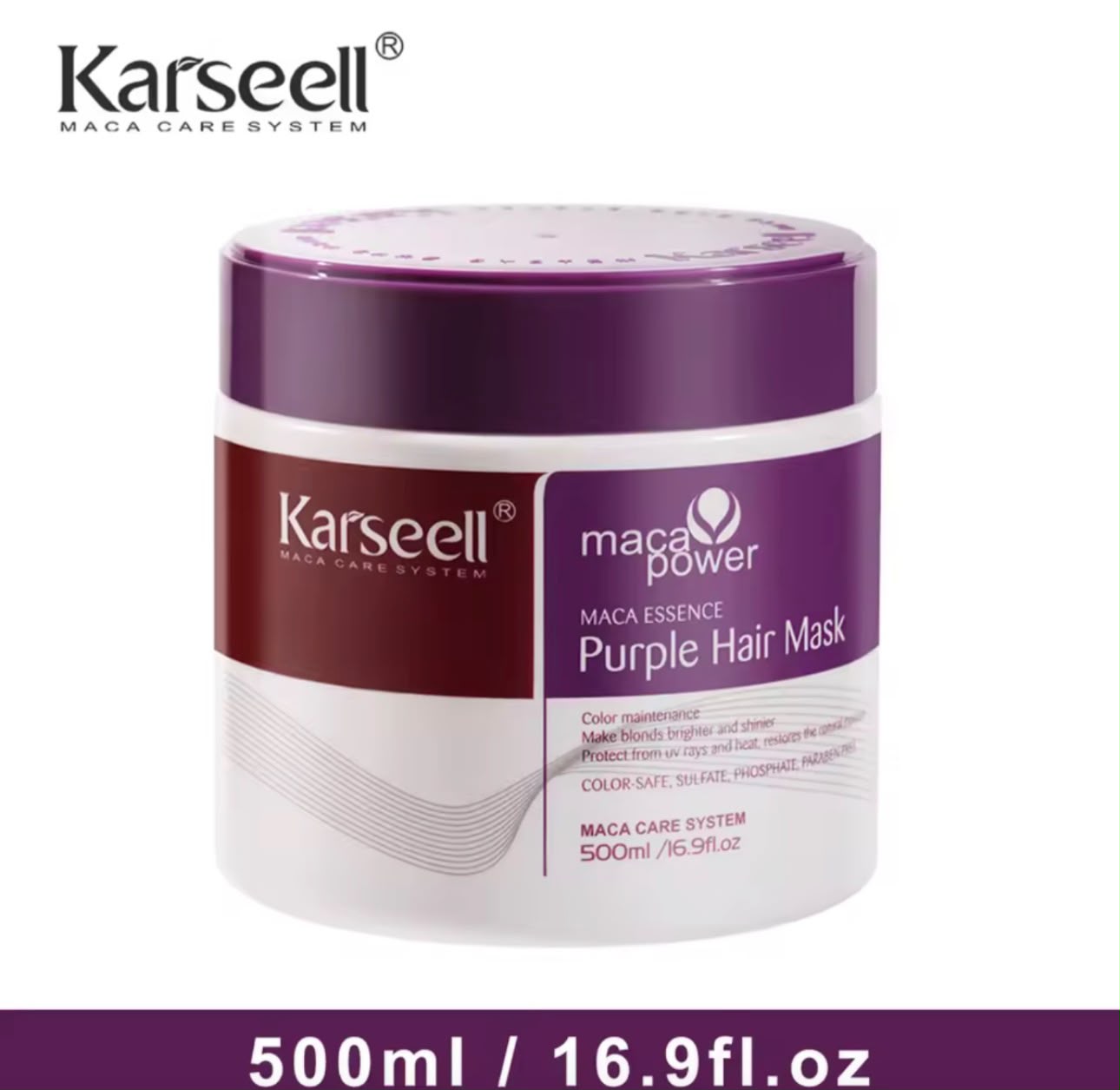 Karseell Maca Power Purple Hair Mask 500ml