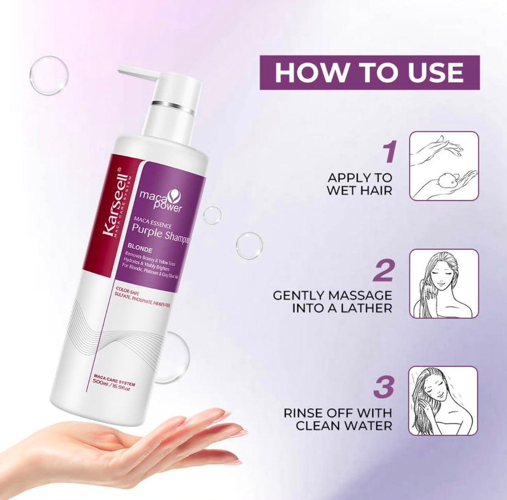 Karseell Maca Power Purple Shampoo 500ml